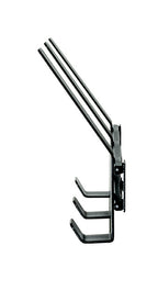 HAKU Möbel Garderobenleiste aus Metall in Schwarz B 30-74 cm H 14 cm, 30 x 6 cm, H 14 cm