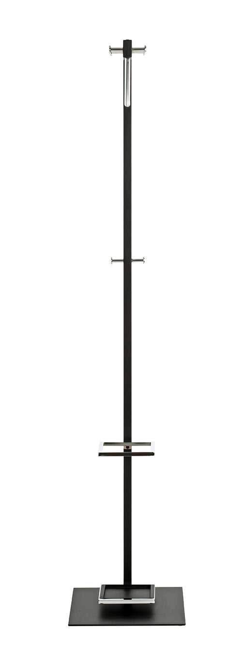 HAKU Möbel Garderobenständer aus Metall in Schwarz 35 x 41 x 175 cm
