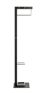 HAKU Möbel Garderobenständer aus Metall in Schwarz 35 x 41 x 175 cm