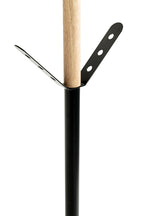 HAKU Möbel Garderobenständer aus Metall mit Marmor 37 x 179 cm in Natur, Schwarz