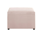 HAKU Möbel Sitztruhe aus Textil klappbar 58 x 39 x 42 cm in Creme