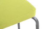 HAKU Möbel Stapelhocker aus Textil gepolstert 34 x 34 x 49 cm in Gunmetal, Olive