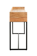 HAKU Möbel Konsole aus Massivholz Kippschutz in Braun 100 x 35 x 80 cm