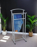 HAKU Möbel Herrendiener aus Metall 48 x 36 x 107 cm in Grau