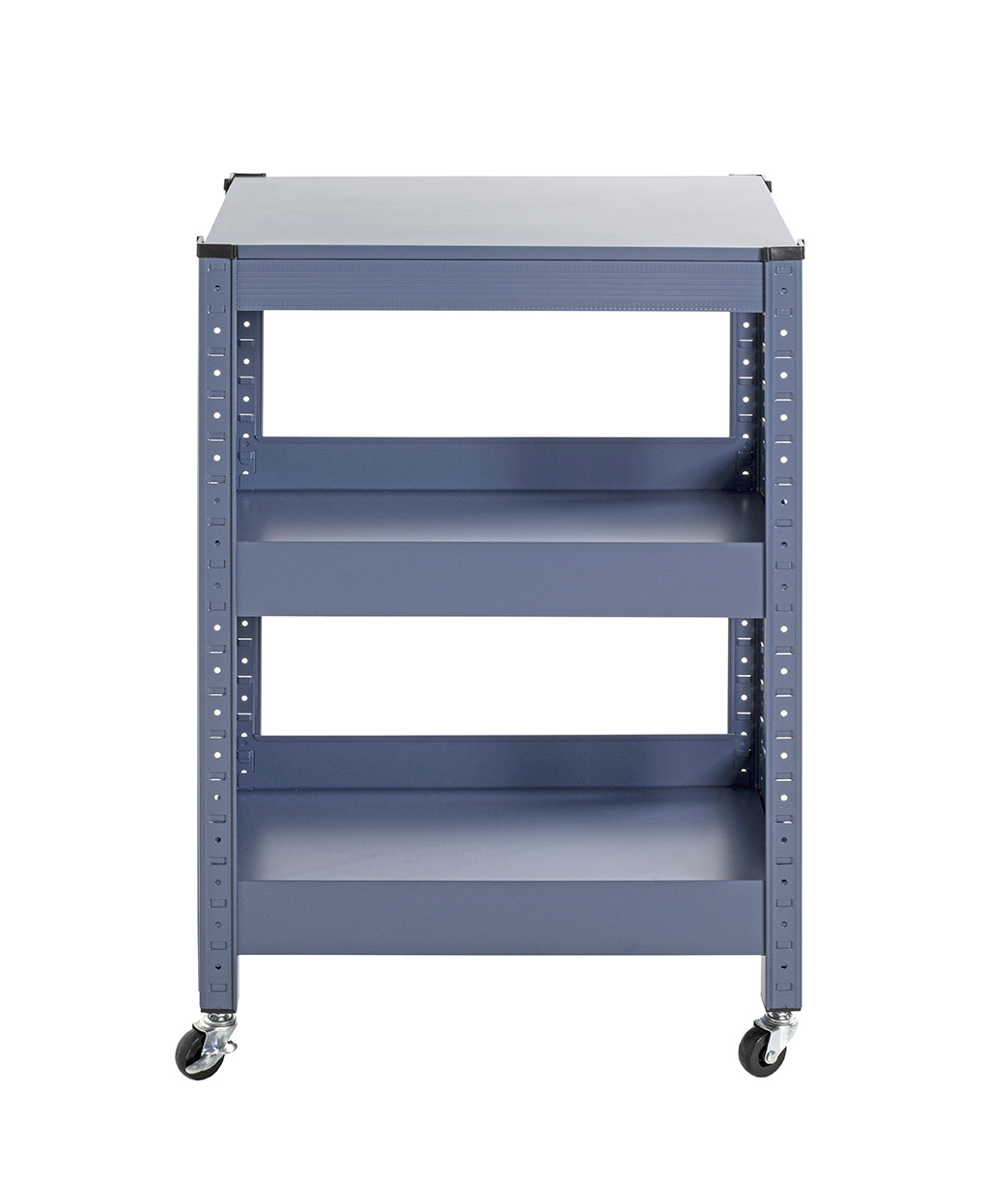 HAKU Möbel Servierwagen aus Metall 50 x 32 x 75 cm in Blau