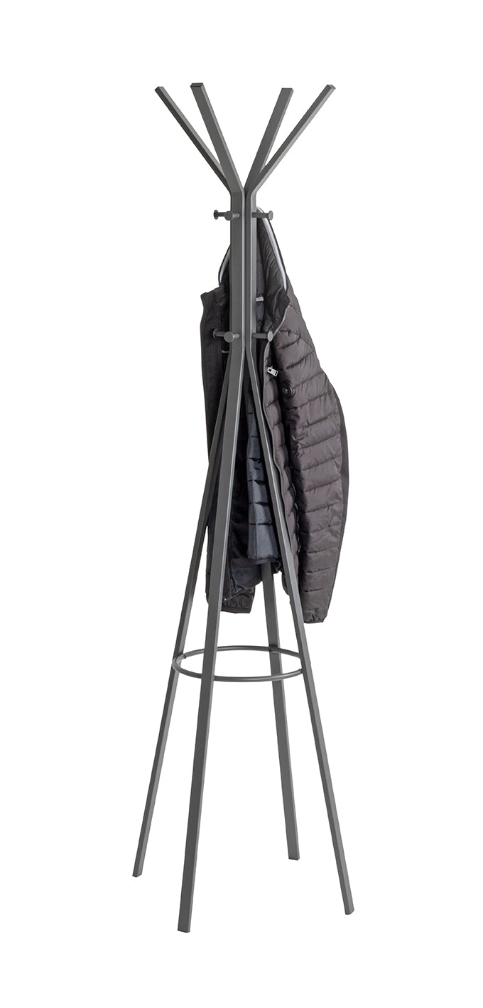 HAKU Möbel Garderobenständer aus Metall in Grau 54 x 175 cm
