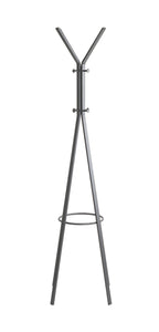 HAKU Möbel Garderobenständer aus Metall in Grau 54 x 175 cm