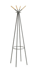 HAKU Möbel Garderobenständer aus Metall in Grau 56 x 175 cm