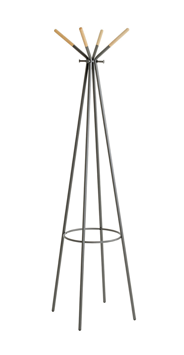 HAKU Möbel Garderobenständer aus Metall in Grau 56 x 175 cm