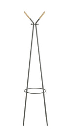 HAKU Möbel Garderobenständer aus Metall in Grau 56 x 175 cm