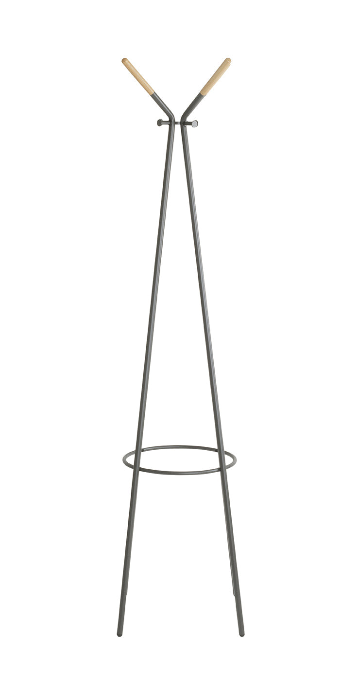 HAKU Möbel Garderobenständer aus Metall in Grau 56 x 175 cm