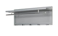 HAKU Möbel Wandgarderobe aus Metall 75 x 26 x 30 cm in Chrom, Grau