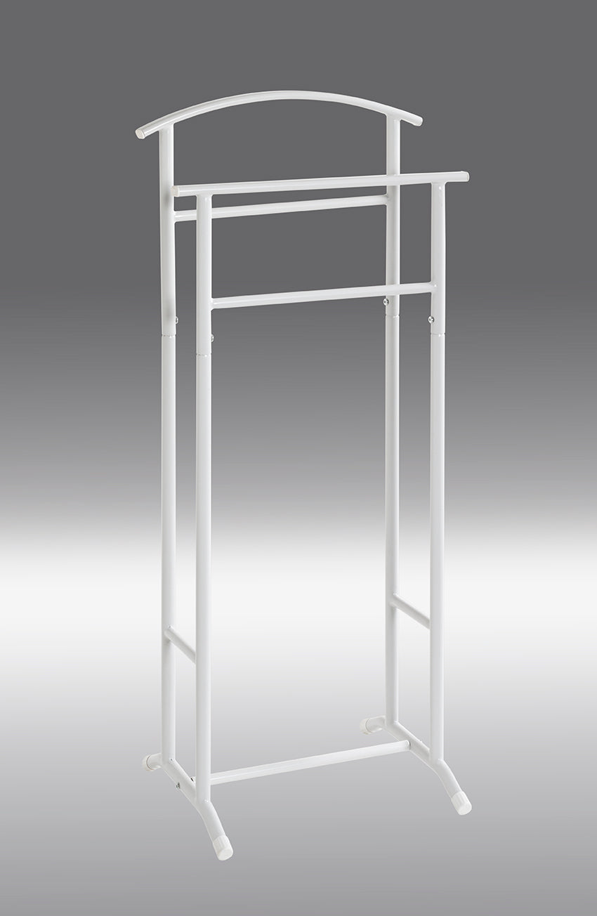HAKU Möbel Herrendiener aus Metall 48 x 36 x 107 cm in Weiss