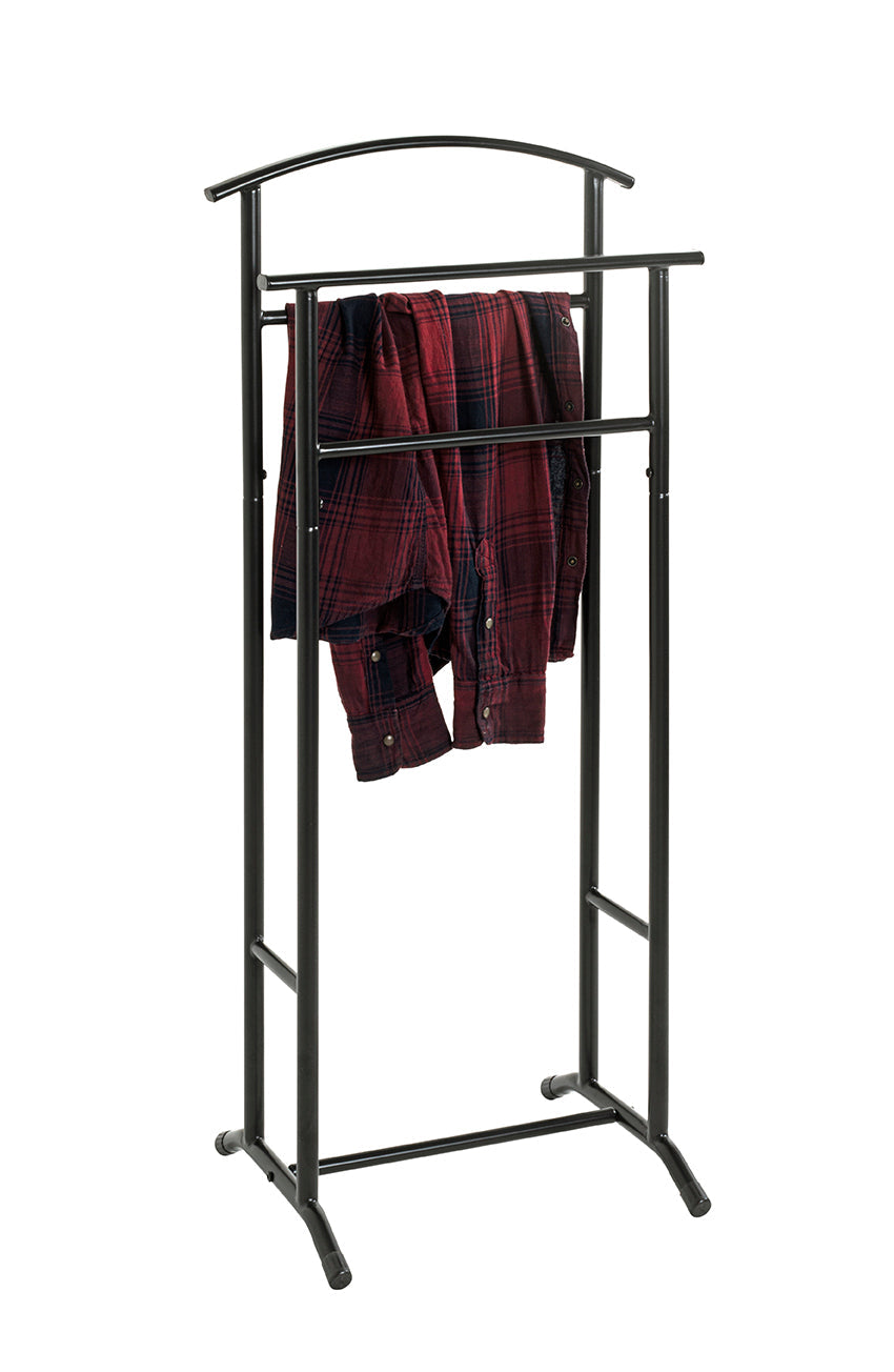HAKU Möbel Herrendiener aus Metall 48 x 36 x 107 cm in Schwarz