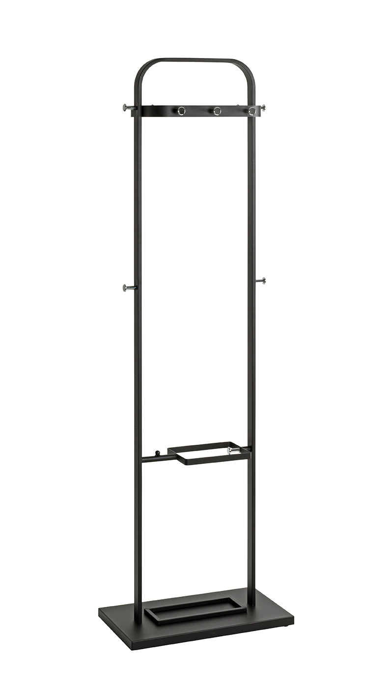HAKU Möbel Garderobenständer aus Metall in Schwarz 54 x 30 x 175 cm