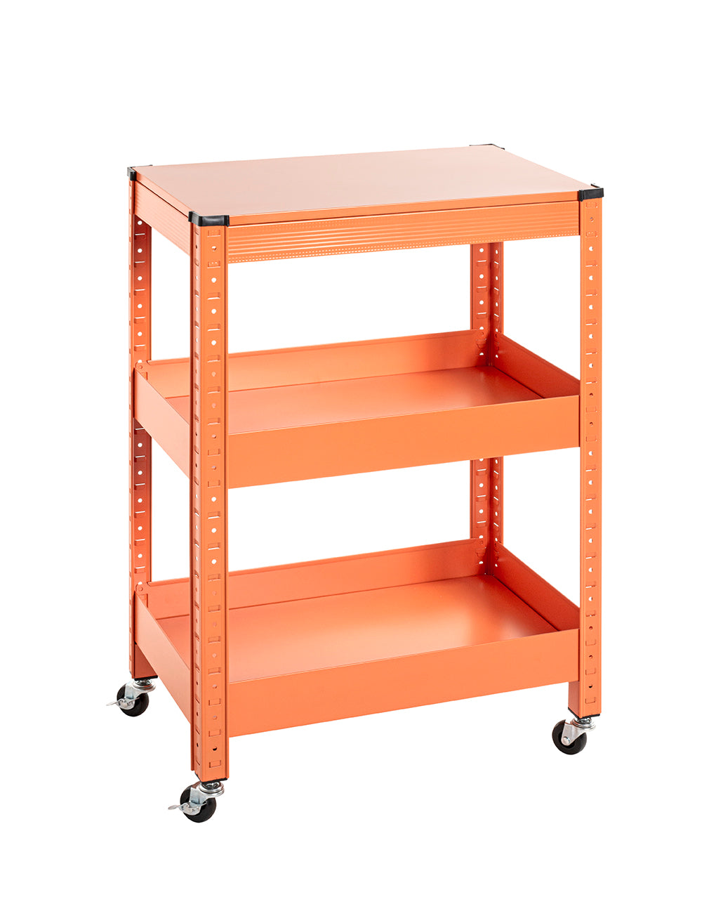 HAKU Möbel Servierwagen aus Metall 50 x 32 x 75 cm in Orange