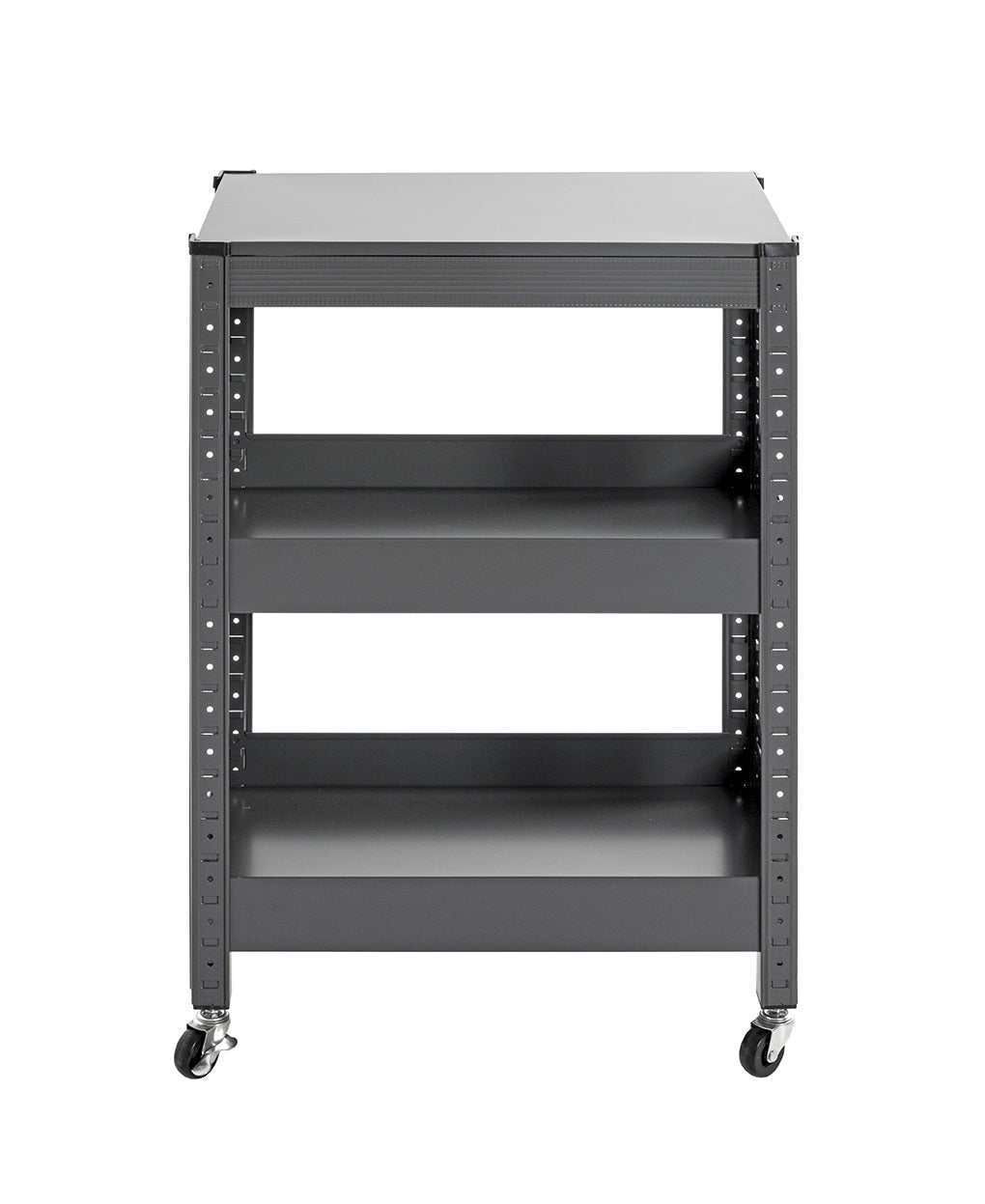 HAKU Möbel Servierwagen aus Metall 50 x 32 x 75 cm in Anthrazit
