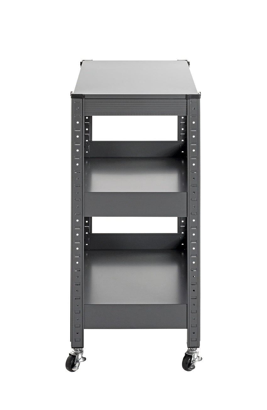 HAKU Möbel Servierwagen aus Metall 50 x 32 x 75 cm in Anthrazit