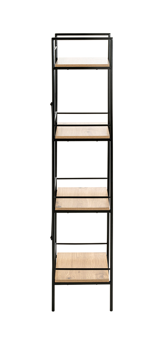 HAKU Möbel Regal aus MDF Kippschutz in Braun 34 x 27 x 130 cm