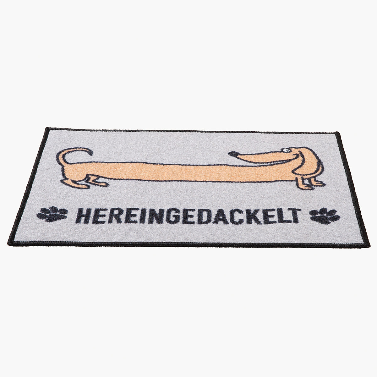 Fussmatte "Hereingedackelt" 70x50cm