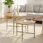 HAKU Möbel Couchtisch aus Holzwerkstoff kratzbeständig in Beige