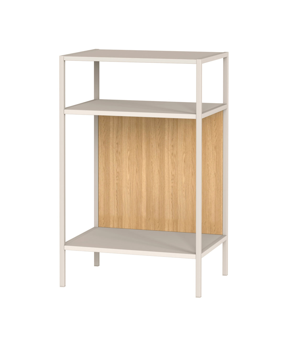 HAKU Möbel Beistelltisch aus Metall Kippschutz in Beige