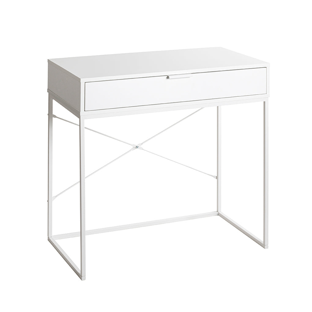 HAKU Möbel Konsole aus Holzwerkstoff Kippschutz 80 x 46 x 79 cm in Weiss