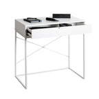 HAKU Möbel Konsole aus Holzwerkstoff Kippschutz 80 x 46 x 79 cm in Weiss