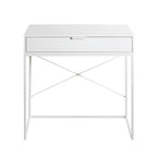 HAKU Möbel Konsole aus Holzwerkstoff Kippschutz 80 x 46 x 79 cm in Weiss