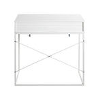 HAKU Möbel Konsole aus Holzwerkstoff Kippschutz 80 x 46 x 79 cm in Weiss