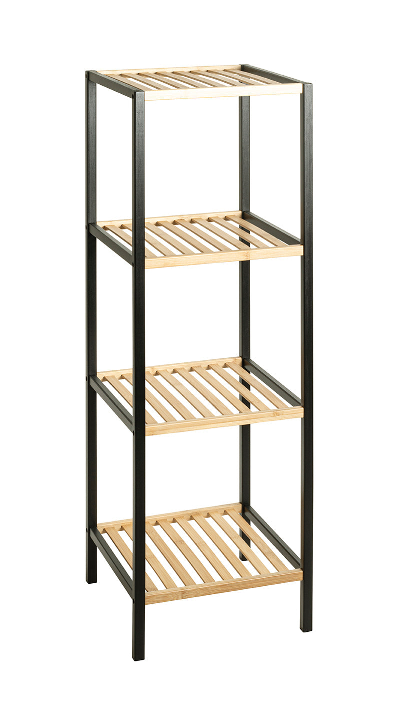 HAKU Möbel Regal aus Bambus in Natur B 35 cm H 81-115 cm, 35 x 35 cm, H 115 cm
