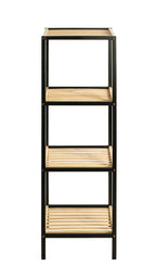 HAKU Möbel Regal aus Bambus in Natur B 35 cm H 81-115 cm, 35 x 35 cm, H 115 cm