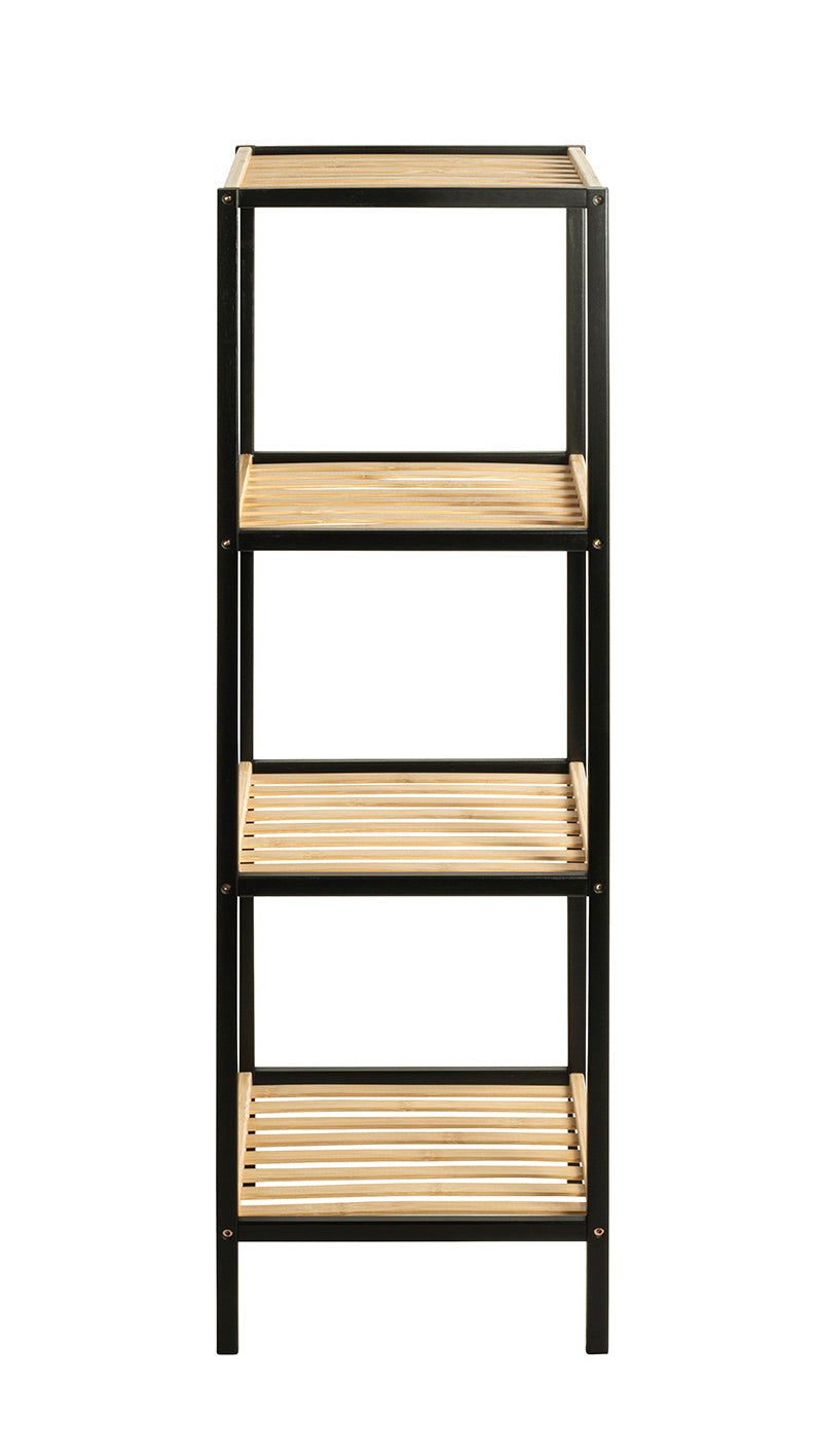HAKU Möbel Regal aus Bambus in Natur B 35 cm H 81-115 cm, 35 x 35 cm, H 115 cm