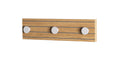 HAKU Möbel Garderobenleiste aus MDF kratzbeständig in Braun B 35-80 cm H 9 cm, 35 x 4 cm, H 9 cm