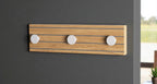 HAKU Möbel Garderobenleiste aus MDF kratzbeständig in Braun B 35-80 cm H 9 cm, 35 x 4 cm, H 9 cm
