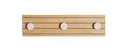 HAKU Möbel Garderobenleiste aus MDF kratzbeständig in Braun B 35-80 cm H 9 cm, 35 x 4 cm, H 9 cm