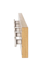 HAKU Möbel Garderobenleiste aus MDF kratzbeständig in Braun B 35-80 cm H 9 cm, 60 x 4 cm, H 9 cm