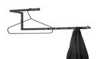 HAKU Möbel Wandgarderobe aus Metall in Schwarz 70 x 20 x 18 cm