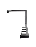 HAKU Möbel Wandgarderobe aus Metall in Schwarz 70 x 20 x 18 cm