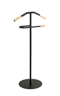 HAKU Möbel Herrendiener aus Metall massiv in Schwarz 50 x 34 x 105 cm