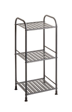 HAKU Möbel Regal aus Metall Füsse höhenverstellbar in Anthrazit 33 x 28 x 78 cm
