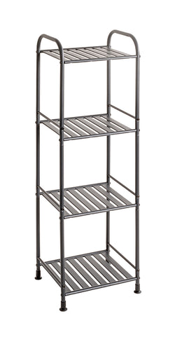 HAKU Möbel Regal aus Metall Kippschutz in Anthrazit