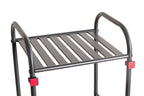 HAKU Möbel Regal aus Metall Kippschutz in Anthrazit