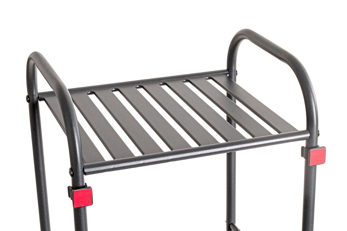 HAKU Möbel Regal aus Metall Kippschutz in Anthrazit