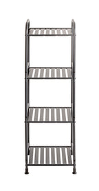 HAKU Möbel Regal aus Metall Kippschutz in Anthrazit
