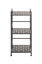 HAKU Möbel Regal aus Metall Füsse höhenverstellbar in Anthrazit 33 x 28 x 74 cm