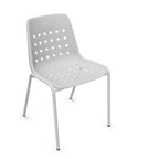 Bermuda Stuhl von Schaffner - moderner Gartenstuhl aus Aluminium in Silber mit ergonomischer Sitzschale
