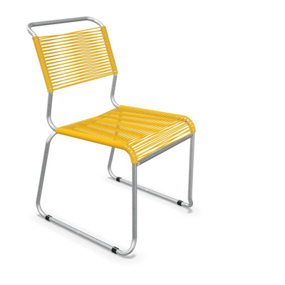 Chaise Spaghetti Säntis sans accoudoirs avec patins
