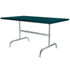 Schaffner Säntis Metalltisch 140x80cm Petrol - Hochwertiger Gartentisch aus Aluminium