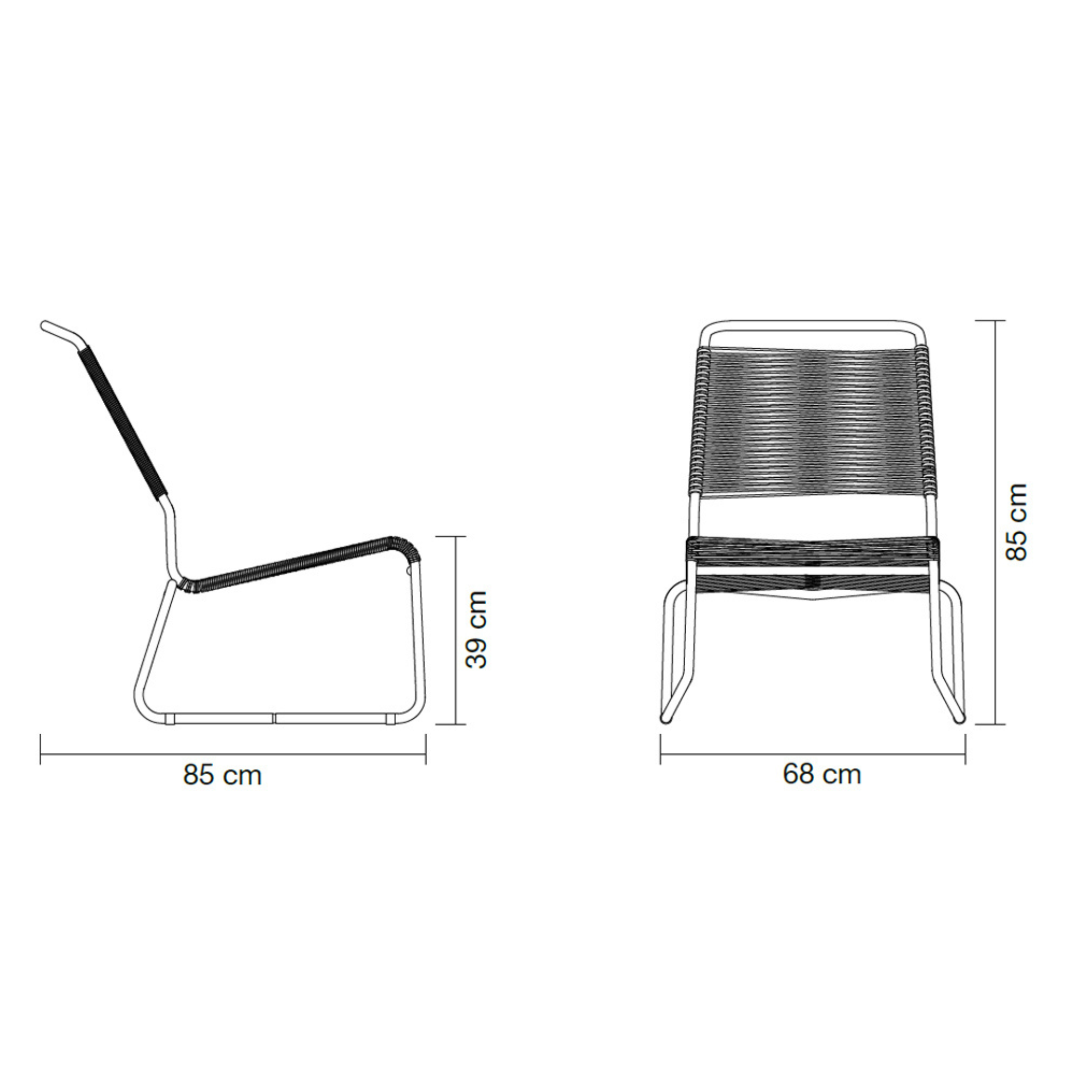 Lounger Säntis Hochlehner mit Kufen